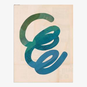 Oscillation #4 in Blue Green The Cheapest Cheap Online