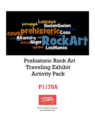 Prehistoric Rock Art Exhibit Activity Packet Download Free Shipping Classic