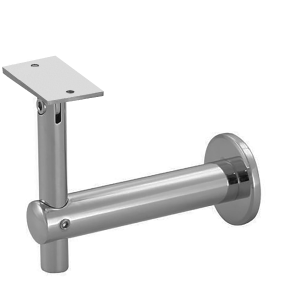 [HRBADJ] Handrail Bracket, Adj. Wall Mount w/ Flat Saddle (BS, MBL) Cheap Sale Free Shipping