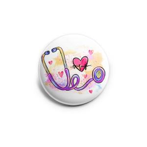 Watercolor Heart Stethoscope Topper In China For Sale