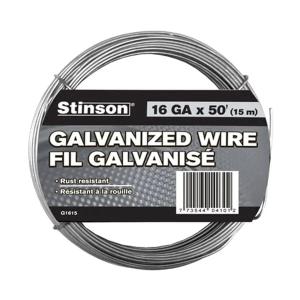 Stinson - Galvanized Wire - 16 Gauge x 50' Spool Store Sale Online