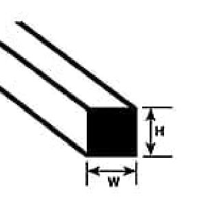 Plastruct - Styrene Rods - Square - 0.03x10" - 10 Pack Cheap Sale Choice