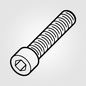 1/2-20" x 1 1/4" SOCKET-HEAD CAP SCREW for 5720 ALUMINUM INDEXABLE MILLS 5671599 Official Online