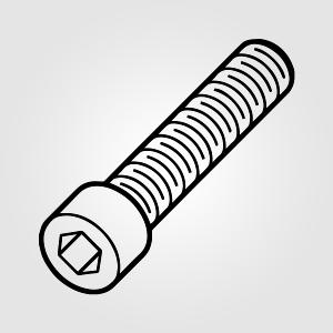 1/4-28" x 3/4" SOCKET-HEAD CAP SCREW for 5720 ALUMINUM INDEXABLE MILLS 5671362 Best Pices For Sale