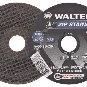 Walter ZIP Stainless™ Cutting Wheel Clearance Discounts