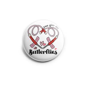 Butterfly Catheters - You Give Me Butterflies Topper Cheap Hot Sale