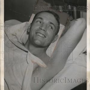 1938 Press Photo Hal Schumacher Laying In Hospital Bed - neb37366 Visit Sale Online