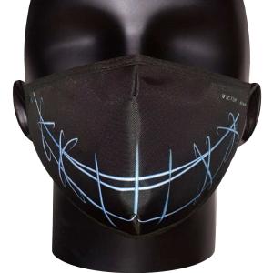 Mascarilla Block V1ctor Unisex Negro-Azul Discount Online