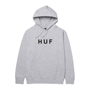 Poleron Huf Essentials Box Logo Hombre Gris Clearance Online Online