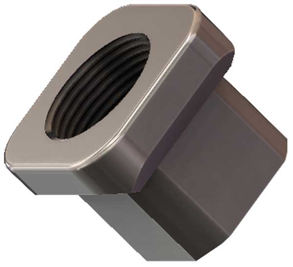 1 1/4-12 RH Tube Insert for 1 1/2 Inch ID Square Tubing Cheap View