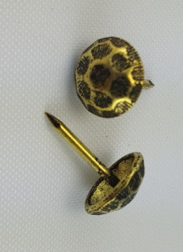 7/16" Decorative Oxford Hammered Tacks, Round (100) Outlet 100% Original