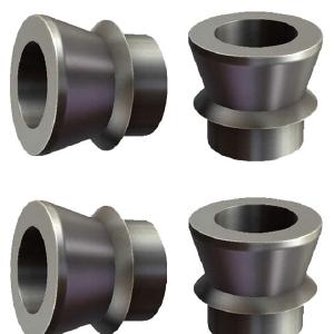 1 to 9/16 High Misalignment Spacer Zinc Plated Steel 2 5-8 Inch Mounting Width Pair of a Pair Cheap Sale For Cheap