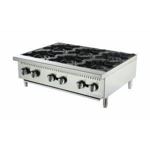 Migali 36” Wide Counter-top 6 Burner Hot Plate C-HP-6-36 Order Cheap Online