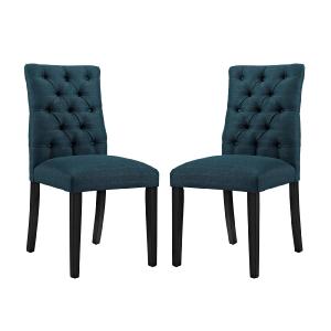 Duchess Dining Chair Set of 2 - Luxurious Tufted Design with Dense Foam for Ultimate Comfort Free Shipping Wiki