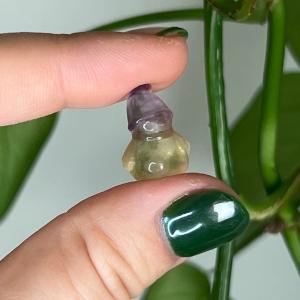 Mini Rainbow Fluorite - Snowman Low Pice