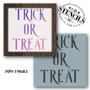 Mini Signs: Trick or Treat From China Free Shipping Low Pice