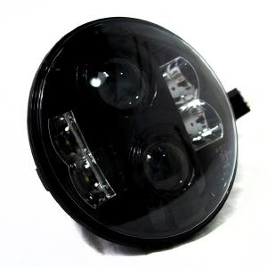 Race Sport 7 Inch LED Projector Conversion Kit 8x10W Plug-N-Play H4 H/L and H13 H/L Adapter Plug Black Each RS-7LED8X10HLB Free Shipping Fashionable