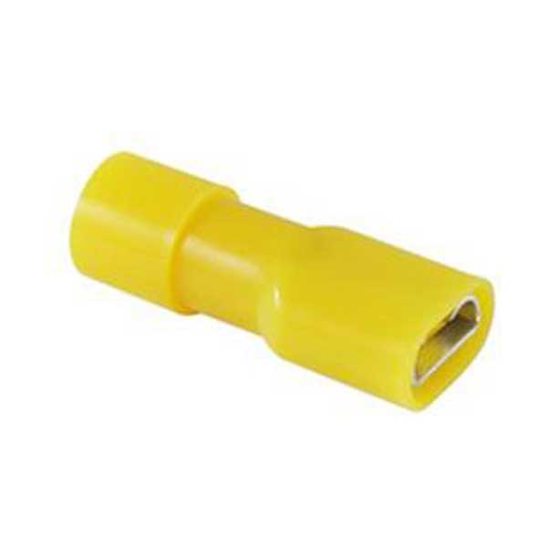 Yellow Nylon Fully Insulated Female Quick Disconnects 12-10 AWG 100pc Sale Visa Payment