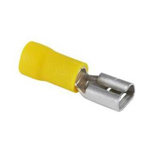 Yellow Vinyl Insulated Female Quick Disconnects 12-10 AWG 4pc Shop Offer Cheap Online