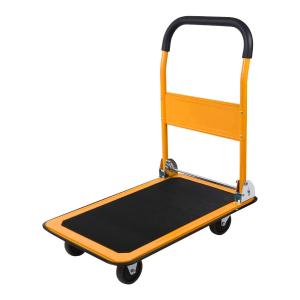 Altex Preferred MFG 4-Wheel Foldable Platform Truck Push Cart with 330lbs Capacity - Yellow Big Sale