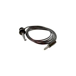 60" Black Minigrabber Test Clip to Stacking Banana Plug Original Online