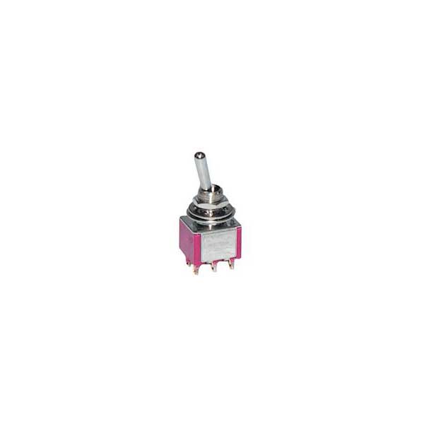 Miniature Toggle Switch - DPDT / On - Off - On Discount Popular