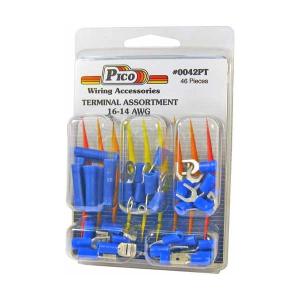 PICO Wiring 0042PT 46-Piece 16~14 AWG Butt Connector and Assorted Terminal Kit Many Kinds Of Online