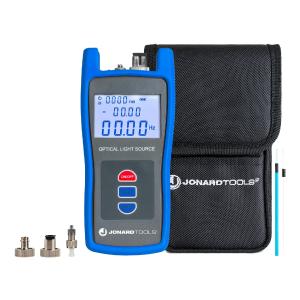 Jonard Tools FLS-50 Optical Light Source with FC/LC/SC Adapters for PC/UPC Connectors For Sale Top Quality