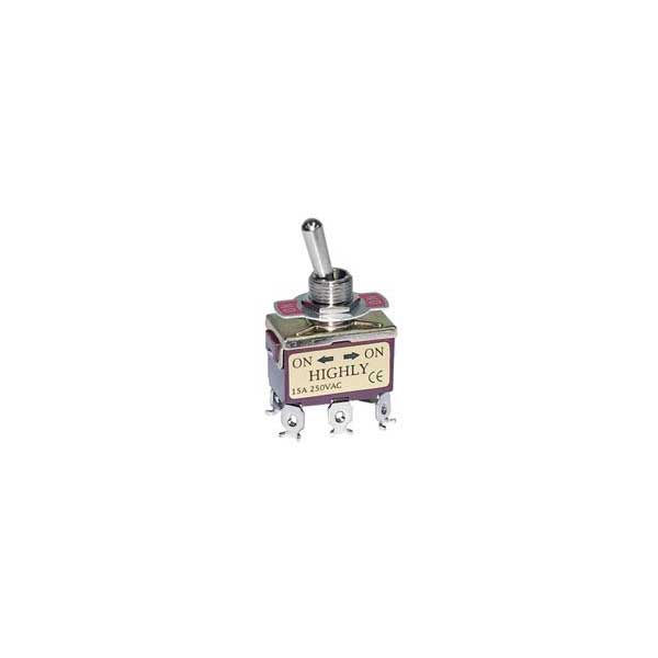 Standard Toggle Switch w/ Screw Terminals - DPDT / On - On Free Shipping Very Cheap
