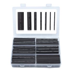 Wirefy DWT-180 Heat Shrink Tubing Kit - 180-Piece, Black Online Online Cheap Online