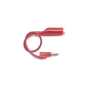 36" Red Alligator Clip to Multi-Stacking Banana Plug Patch Cord Outlet New Styles