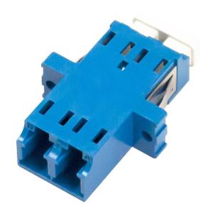 TechLogix TCS-LCDZRF-BL Duplex LC to Duplex LC Single Mode Fiber Optic Coupler - Blue Flange/Panel-Mount Cost For Sale