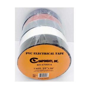 5-Pack 3/4" Electrical Tape, Assorted Colors, PVC, 66FT Each Cheap Finishline