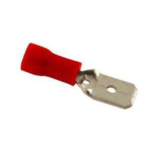 Red Vinyl Insulated Male Quick Disconnects 22-18 AWG 8pc Sale Wholesale Pice