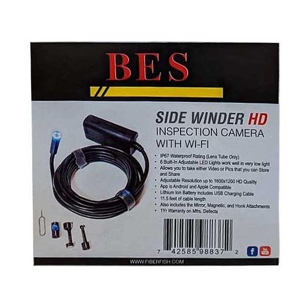 BES FIB-SW-CAM Side Winder HD Inspection Camera with Wi-Fi Clearance Pices