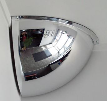 Quarter Dome Mirror 1/4" Of 45/60Cm #3244 | Model : MIRROR-324445/60 2025 New