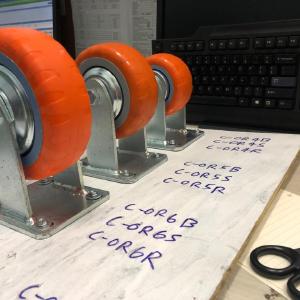 Best Run/OTS Orange PU Castor Wheel 4" 5" 6" 8" | Model : C-OR Buy Cheap Limited Edition