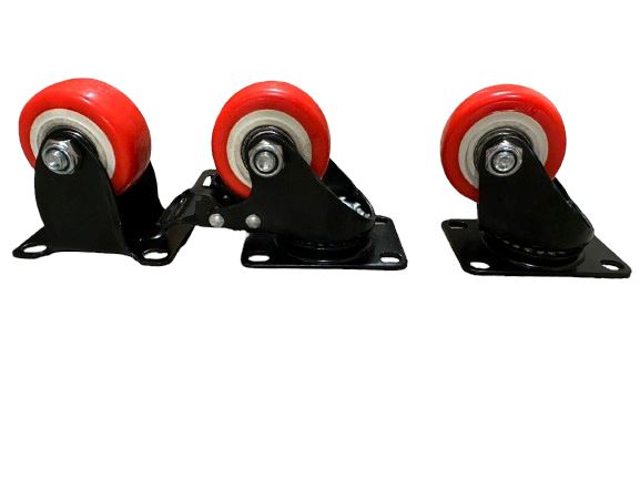 PU Castor Wheel Orange 2-1/2" (65kg) | Model : C-PU065 Explore Cheap Pice