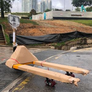 Aiko 3Ton 540m x1800mm Pallet Truck Double Pu Wheel- Long | Model : PT-W3P-54018-2 Cheap Sale New