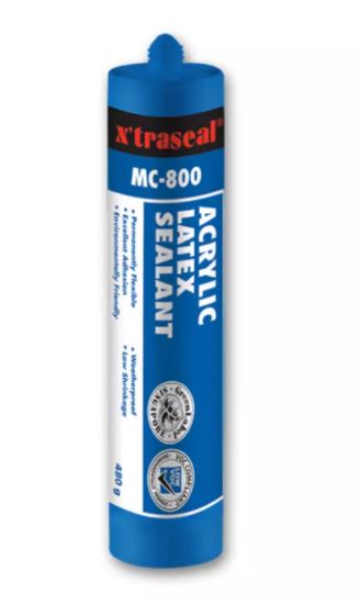 X'traseal Mc-800 (480g) Acrylic Latex Sealant White (In & out Door) | Model : SIL-XMC800-WH Top Quality For Sale
