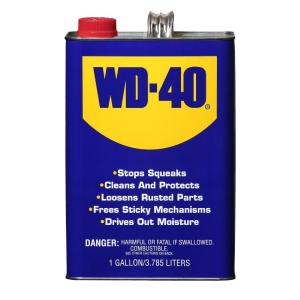 WD40 Multi-Use Anti Rust Industrial Lubricant and Penetrant 1 Gallon (3.785 Litres) | Model: WD40-1GAL Clearance Cost