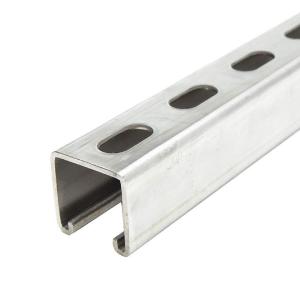 Unistud Channel Strut 41x41x2.5mm 6m (Hole) Hot Dip Galvanized | Model: CH10-HOLE-6M-G Outlet View