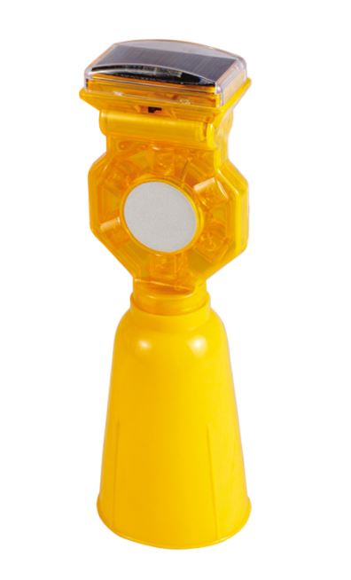 Aiko Solar Traffic Barricade Flash Warning Light (Hex Type) | Model : RL-7358 Outlet Pices