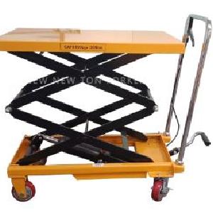 Aiko Hydraulic Scissor Table Lift Truck 800kg 1500mm Nylon Wheel | Model: PT-PT800A-1.5M Free Shipping