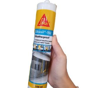 Sikasil 702 300M Silicone Weather Sealant (Clear)  | Model : SIKA-702-CL Free Shipping Very Cheap