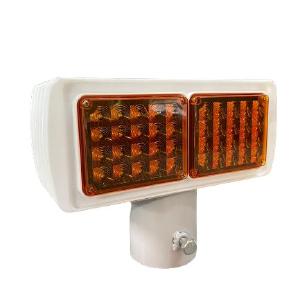 Solar Led Warning Light (Yellow) For Construction Site Use | Model : RL-YM-WL-SQ Outlet Sast