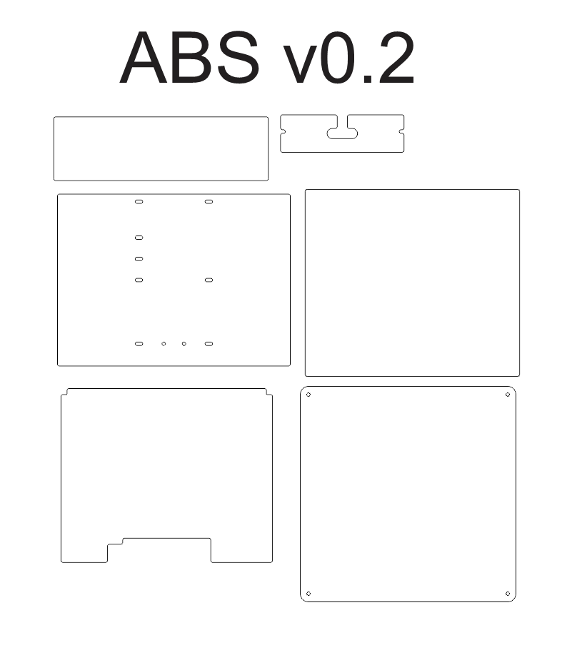 Voron 0 ABS or ACM Panels The Cheapest Cheap Pice