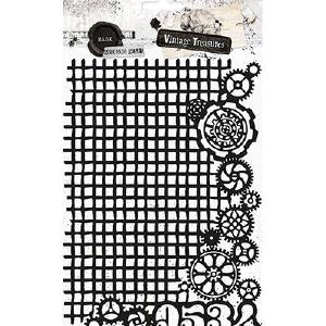 Studiolight - Stencil - Vintage Treasures - Grid & Gears Sale Purchase