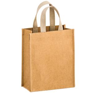 Wholesale CYCLONE - WASHABLE KRAFT PAPER TOTE BAG WITH WEB HANDLE - WB8410 High Quality For Sale