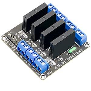 4 Kanal Solid State Relais 5V DC  Low Level Trigger Power Switch kompatibel mit Arduino und Raspberry Pi Cheap Sale Store